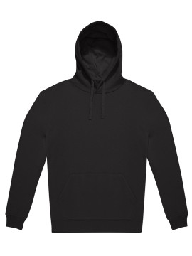 B&C ID.333 Black Hoodie – Unisex Cotton-Faced Pullover